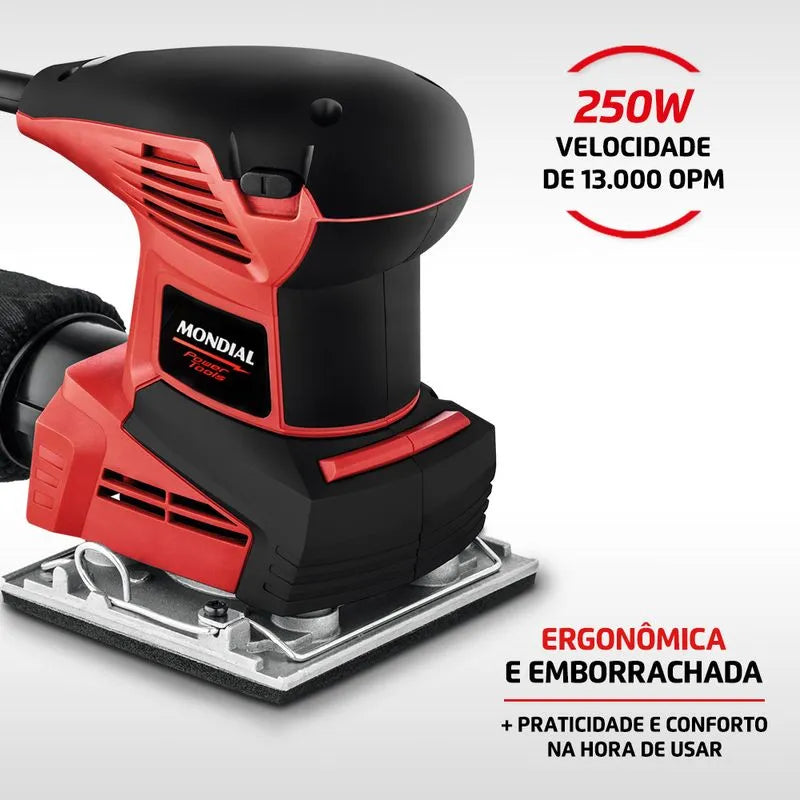 Lixadeira Orbital Mondial Power Tools FLO-02