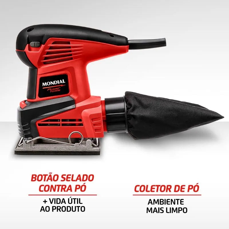 Lixadeira Orbital Mondial Power Tools FLO-02