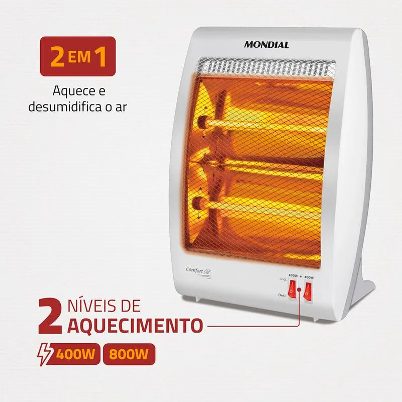 Aquecedor Halógeno Mondial Comfort Air A-09