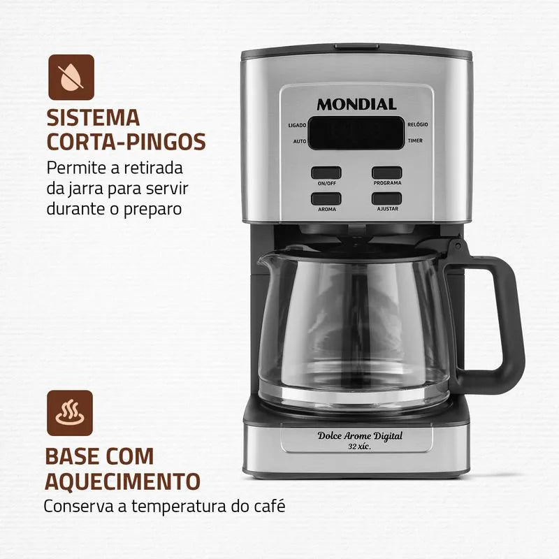 Cafeteira Elétrica Mondial C-44-32X-SDI