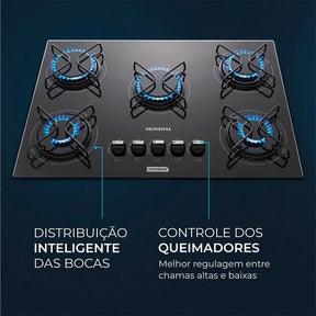 Cooktop a Gás 5 Bocas Mondial CTG-02