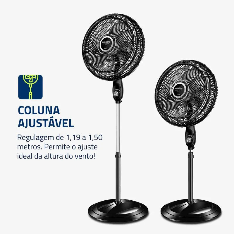 Ventilador de Coluna Mondial Turbo 8 Pás 40 cm VTX-40C-8P