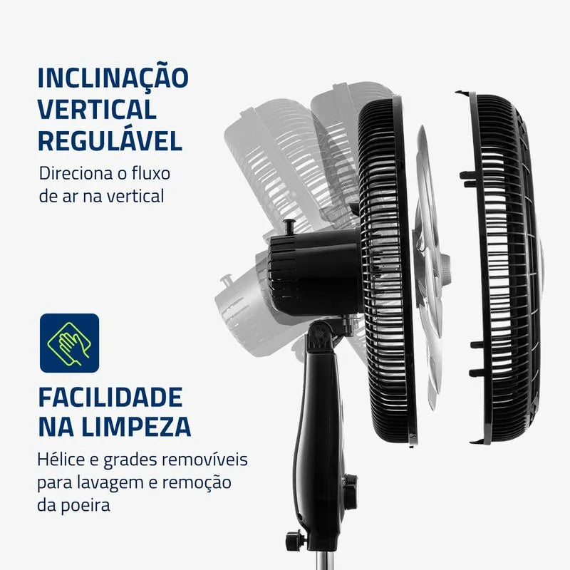 Ventilador de Coluna Mondial Turbo 8 Pás 40 cm VTX-40C-8P