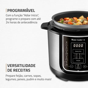 Panela de Pressão Elétrica Mondial Digital Master Cooker PE-40