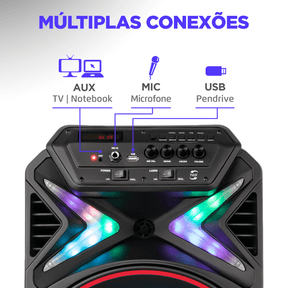 Caixa Amplificada Mondial Connect Lights CM-400