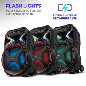 Caixa Amplificada Mondial Connect Lights CM-400