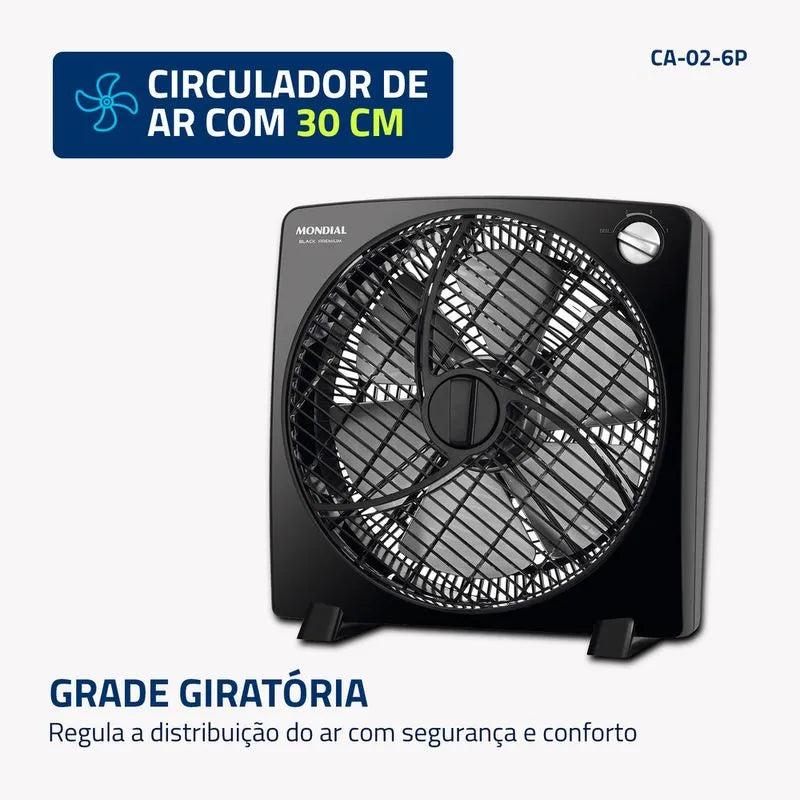 Circulador de Ar Mondial CA-02 6P