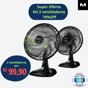 Ventilador Super Power Mondial -Compre 2 pelo Preço de 1 - Frete Grátis p/ todo o Brasil