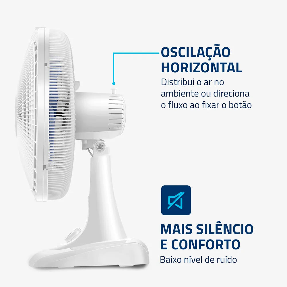 Ventilador de Mesa Mondial 6 pás VSP-40-W