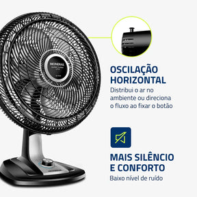 Ventilador de Mesa Mondial Turbo 8 Pás VTX-40-8P